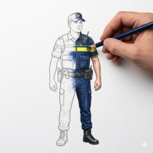 kleurplaten politie en agenten