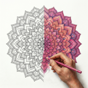 kleurplaat mandala