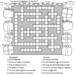 Sinterklaas kruiswoordraadsel