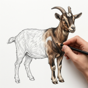 kleurplaat geiten